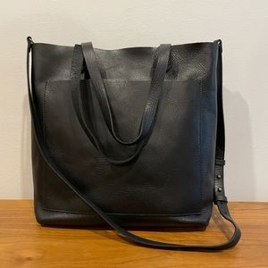 Madewell The Medium Transport Tote in True Black